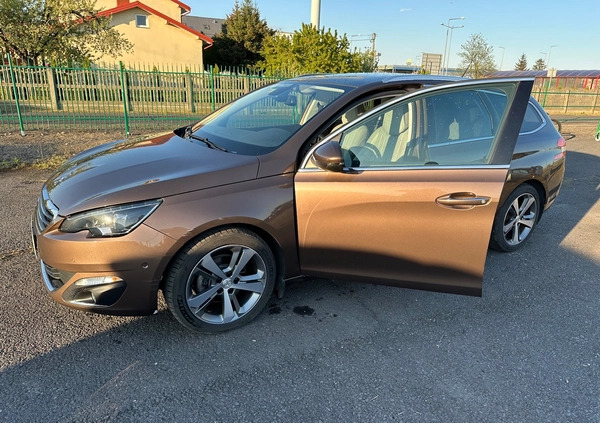 Peugeot 308 cena 35900 przebieg: 157715, rok produkcji 2014 z Konin małe 781